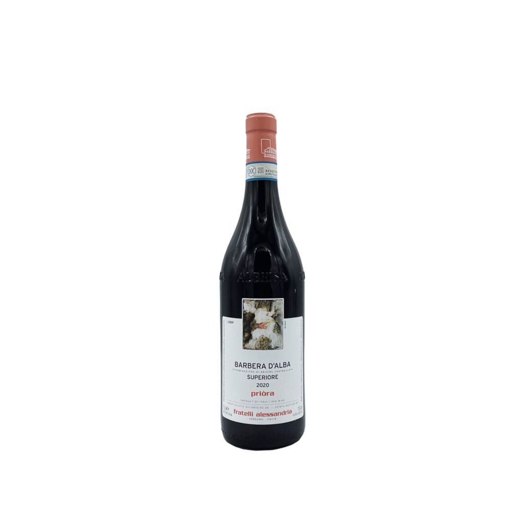 Fratelli Alessandria, Barbera d'Alba Superiore Priorà 2020, Bottiglia 750 ml